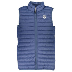 Blue Polyamide Men's Vest