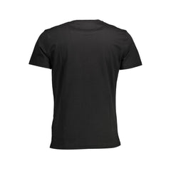 Black Cotton Men's T-Shirt