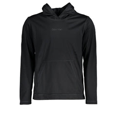 Black Polyester Men's Hoodie