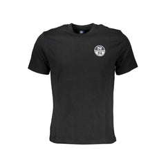 Black Cotton Men T-Shirt