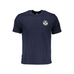 Blu Cotton Men T-Shirt
