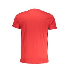Red Cotton Men T-Shirt