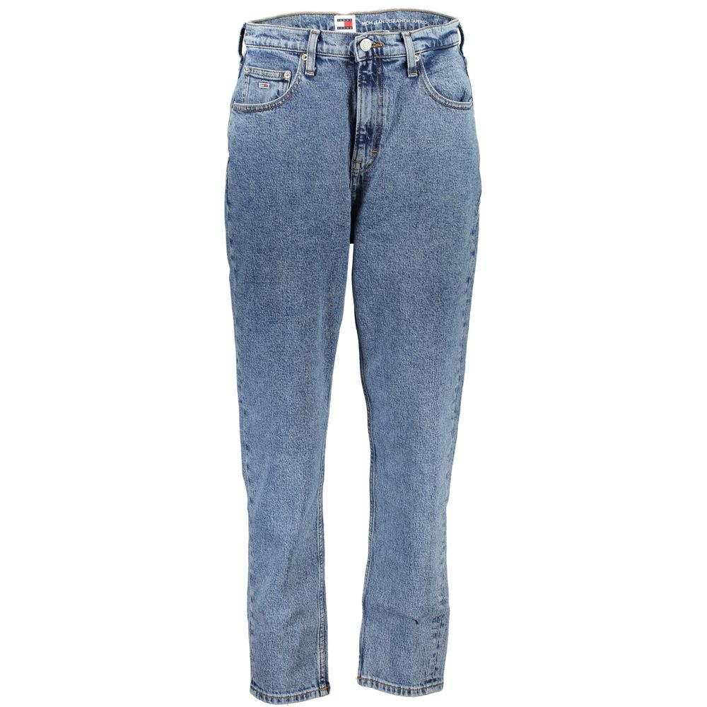 Blue Cotton Women Jeans