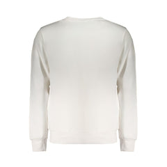 White Cotton Men Sweatshirt