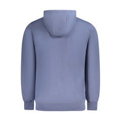 Blue Cotton Men Sweater