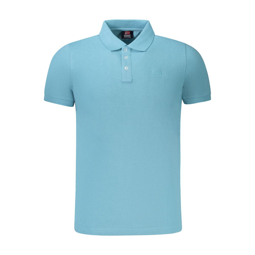 Azzurro Cotton Mens Polo