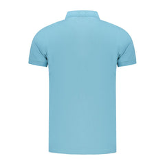 Azzurro Cotton Mens Polo