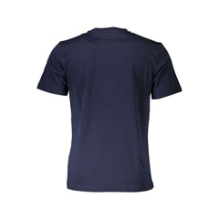 Blue Cotton Men's T-Shirt