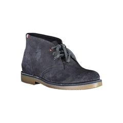 Blue Leather Men's Boot