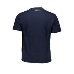Blue Cotton Men's T-Shirt