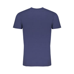 Blue Cotton Men T-Shirt