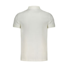 White Cotton Mens Polo Shirt