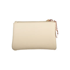 Beige Polyethylene Women Wallet