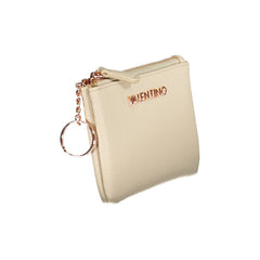 Beige Polyethylene Women Wallet