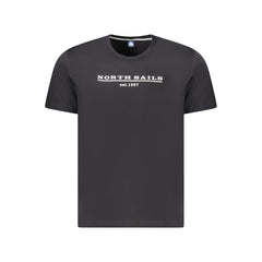 Black Cotton Men's T-Shirt