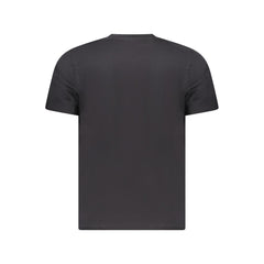 Black Cotton Men's T-Shirt