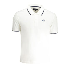 White Cotton Men's Polo Shirt