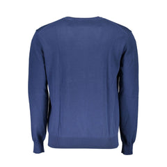 Blue Cotton Men's Sweater