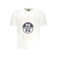 White Cotton Men T-Shirt
