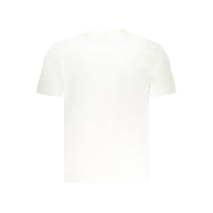 White Cotton Men T-Shirt