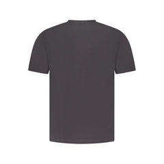 Black Cotton Men T-Shirt