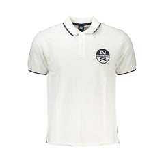 White Cotton Men's Polo Shirt