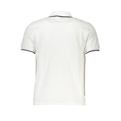 White Cotton Men's Polo Shirt