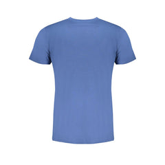 Blu Cotton Men T-Shirt