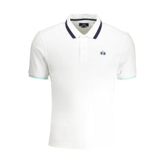 White Cotton Men's Polo Shirt