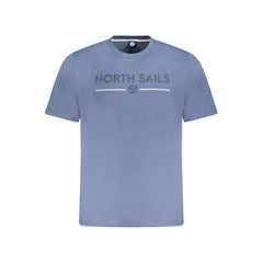 Blu Cotton Men T-Shirt