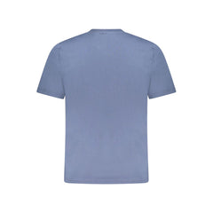 Blu Cotton Men T-Shirt