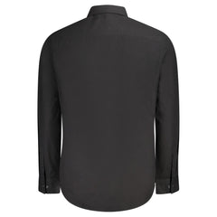 Black Cotton Men's Shirt