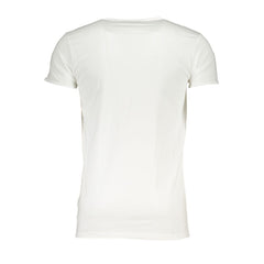 White Cotton Men's T-Shirt