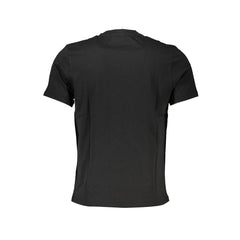 Black Cotton Men's T-Shirt
