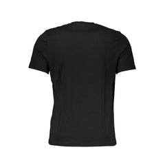 Black Cotton Men's T-Shirt