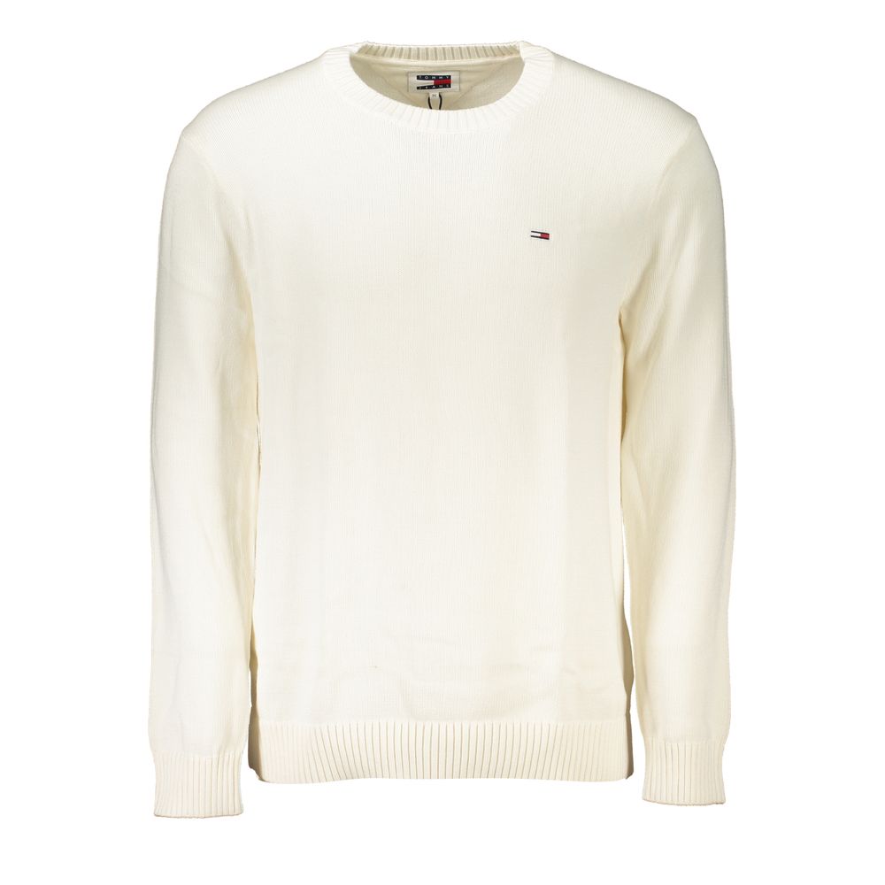 White Cotton Men's Sweater
