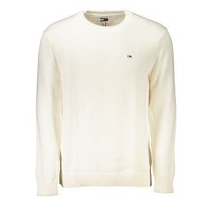 White Cotton Men's Sweater