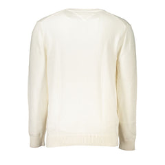 White Cotton Men's Sweater
