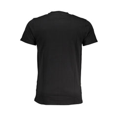 Black Cotton Men T-Shirt