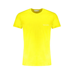 Yellow Cotton Men's T-Shirt
