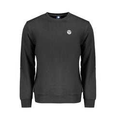 Black Cotton Men's Sweatshirt
