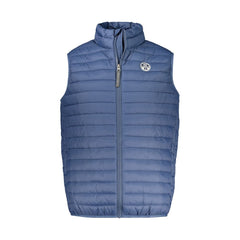 Blue Polyamide Men's Vest