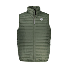 Verde Poliammide Mens Vest
