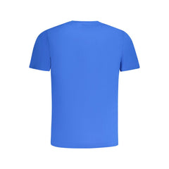 Blue Cotton Men's T-Shirt