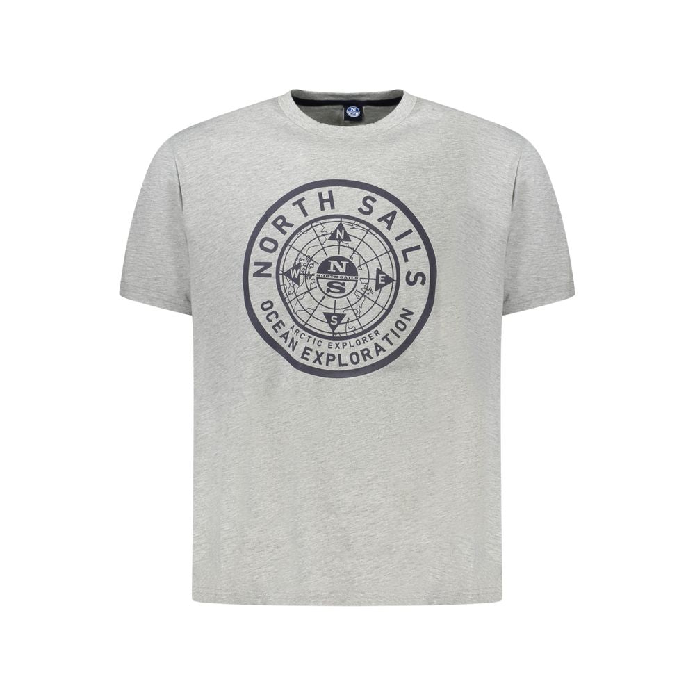 Grigio Cotton Mens T-Shirt