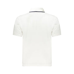 White Cotton Men Polo-Shirt