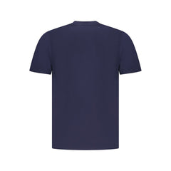 Blue Cotton Men's T-Shirt