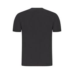 Black Cotton Men's T-Shirt