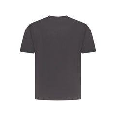 Black Cotton Men's T-Shirt