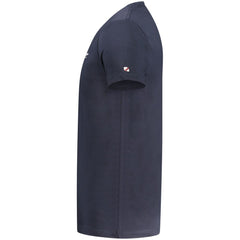 Blu Cotton Men T-Shirt